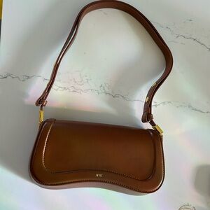JW Pei joy shoulder bag brown worn once great condition can convert to crossbody